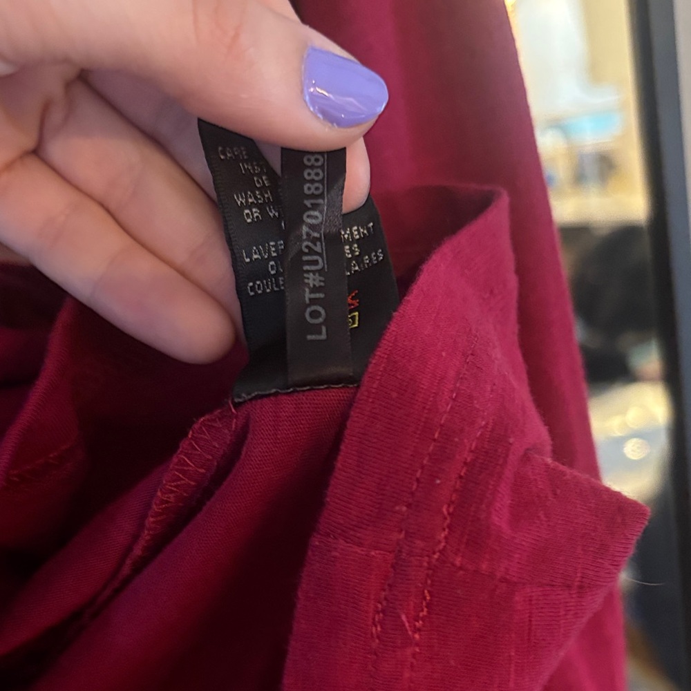 Buffalo David Bitton Crimson Ruffle Blouse - Picture 9 of 12